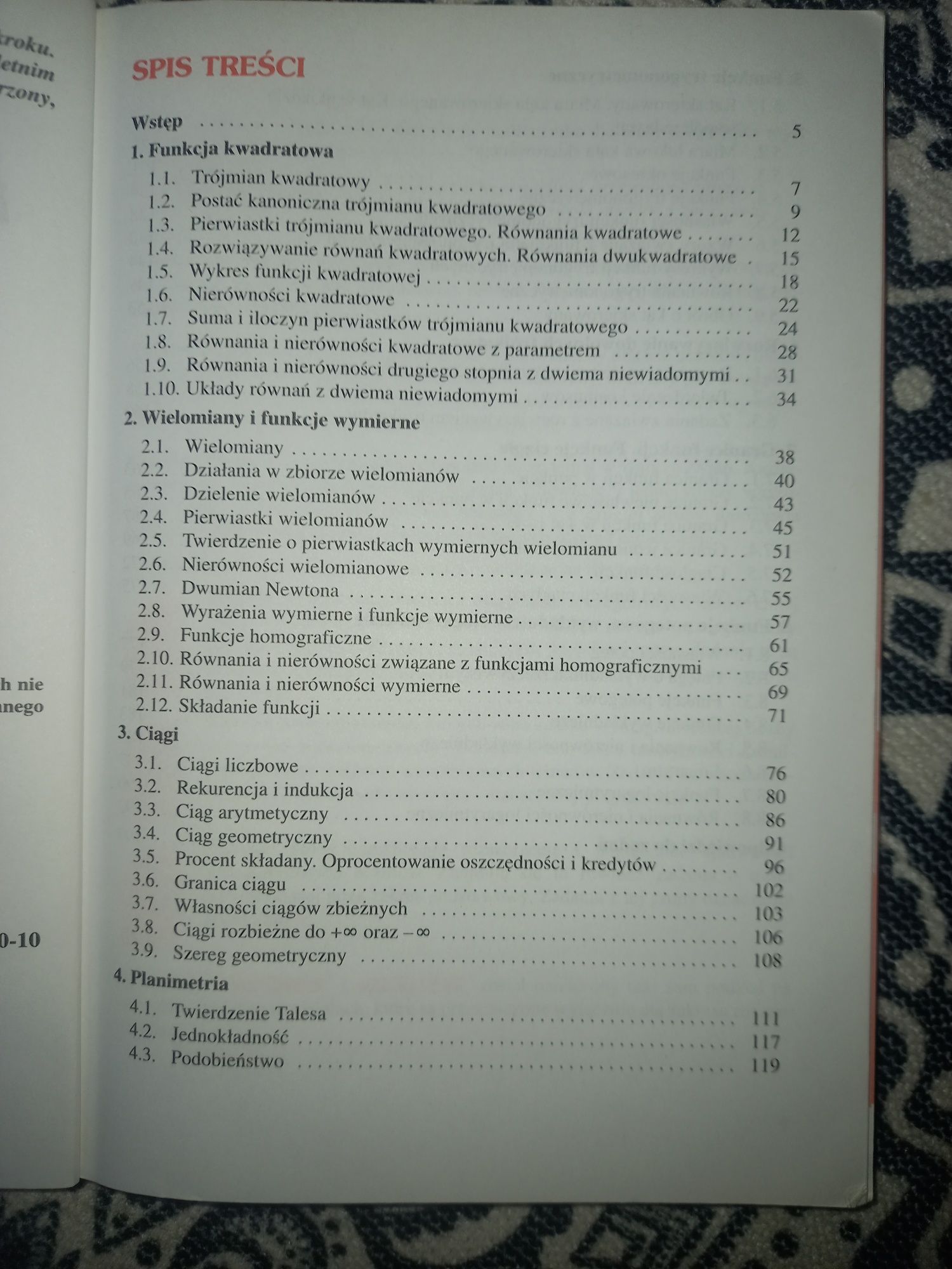Matematyka zbiór zadań, poziom rozszerzony