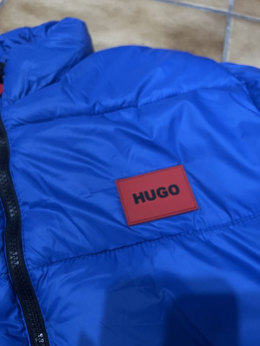 Чоловіча куртка HUGO пуховик зимова утепленна хюго нова курточка