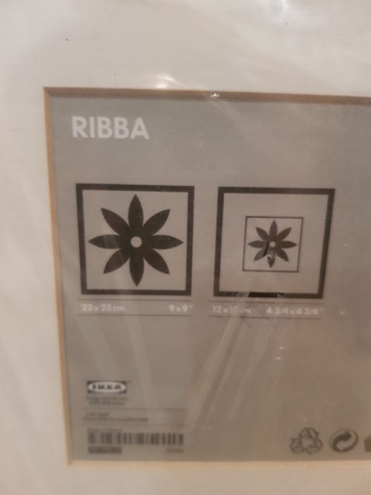 Moldura 1 Foto RIBBA IKEA Prateada