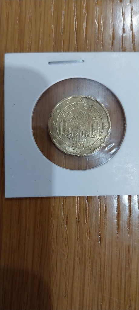 Moeda 20 cêntimos de colecção
