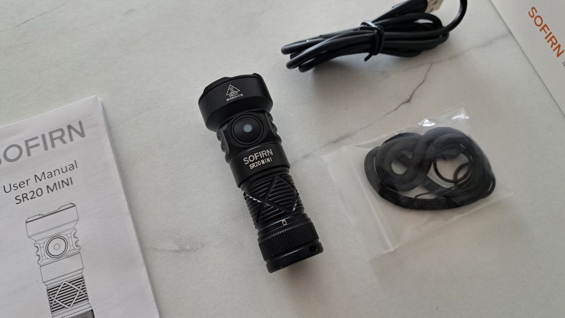 Latarka Sofirn sr20 mini nowa 1200 lm 18350 ogniwo