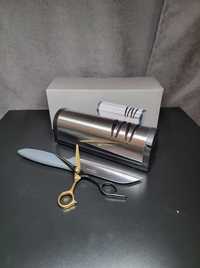 Электроточилка на аккумуляторе для заточки ножей ножниц точилка ножа
