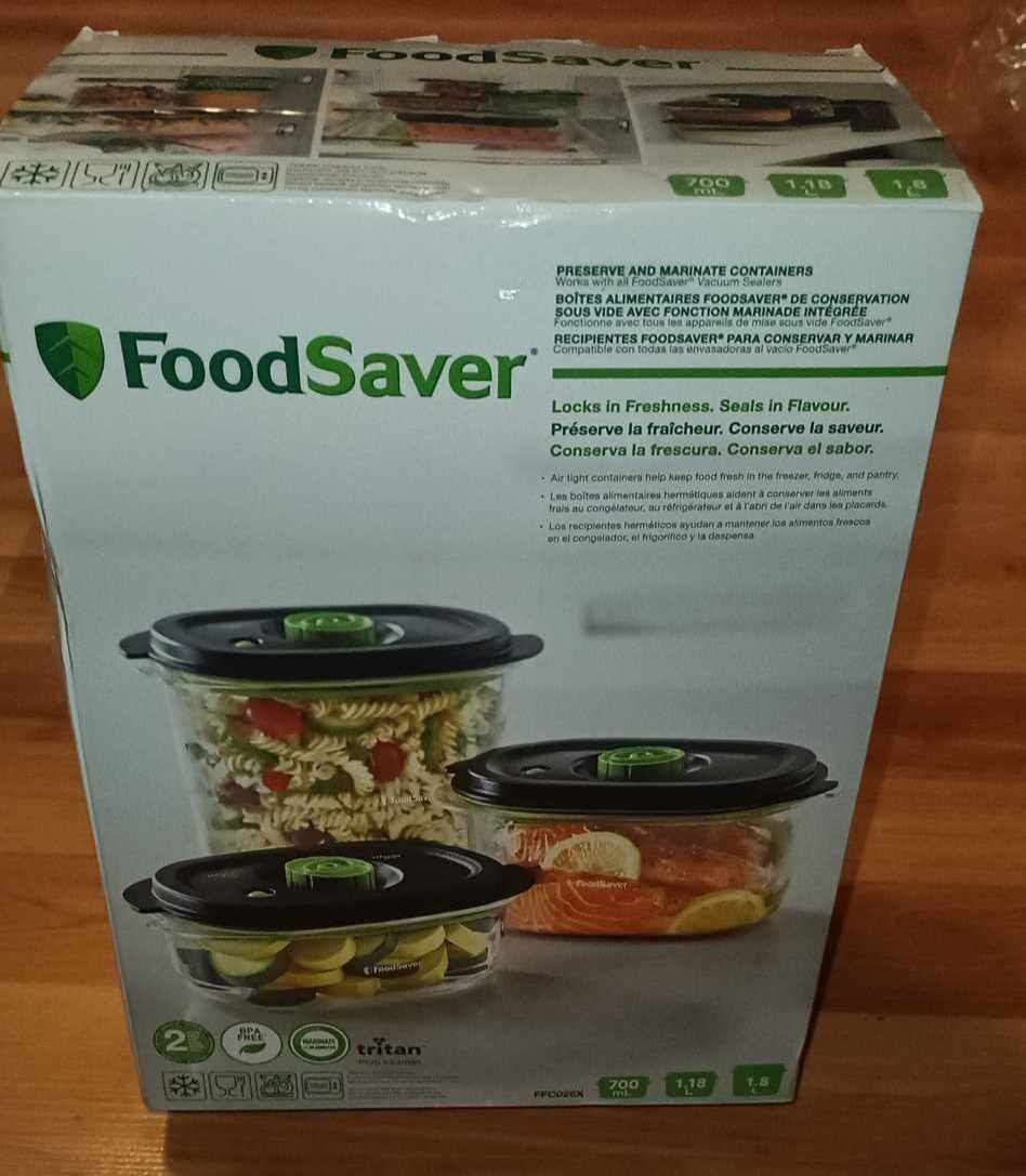 Pojemniki na żywność Food Saver Preserve & Marinate Vacuum Containers