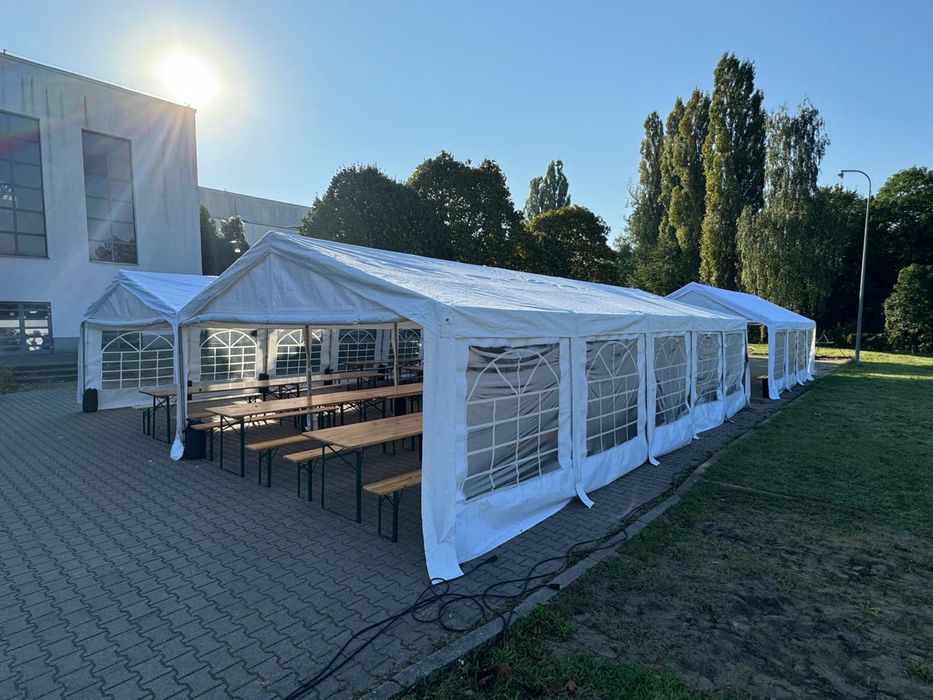 Wypożyczę namioty imprezowe / Cateringowe 5x10 i 4x8 + Stoły 80x220