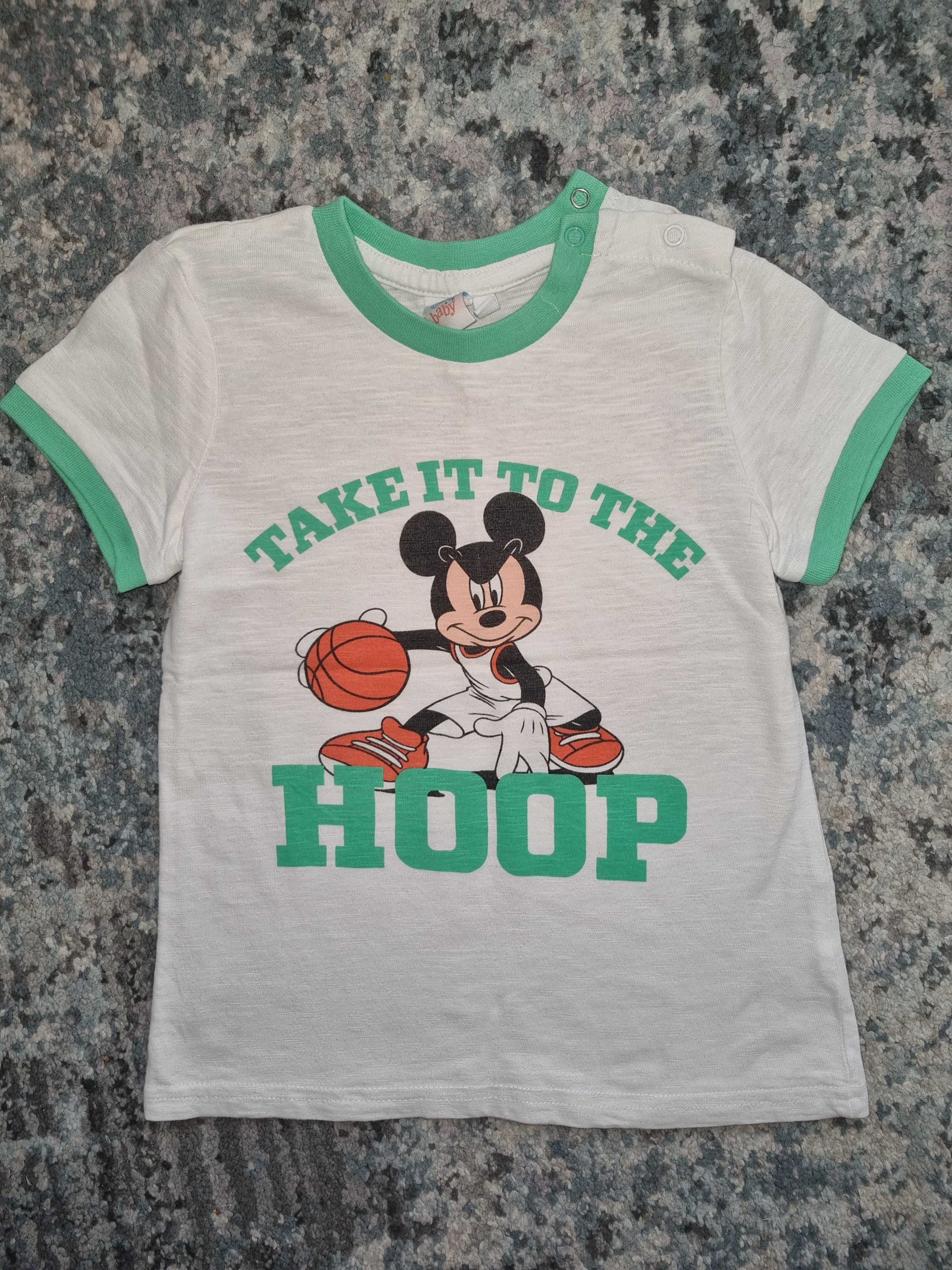 Tshirt chłopięcy koszulka Disney myszka Mickey 92