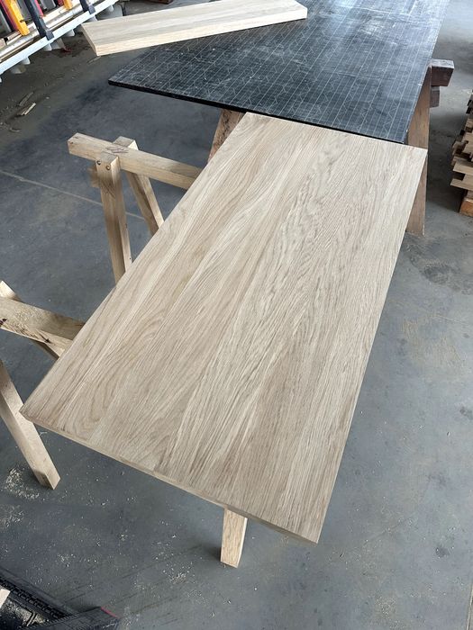 Blat DĘBOWY LITY kuchenny na stół biurko surowy NA WYMIAR