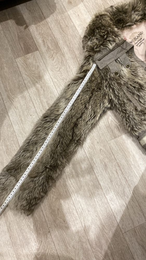 архівна куртка, авангард,  шерстяна, faux fur bomber Y2K ,