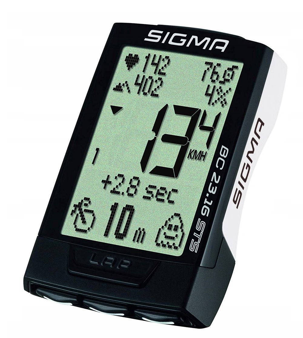 licznik rowerowy bezprzewodowy sigma sport bc 23.16 monochromatyczny