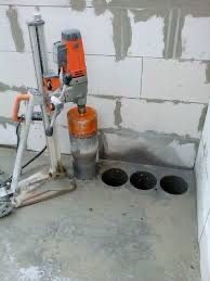 Сверление отверстий Алмазное сверление Бурение