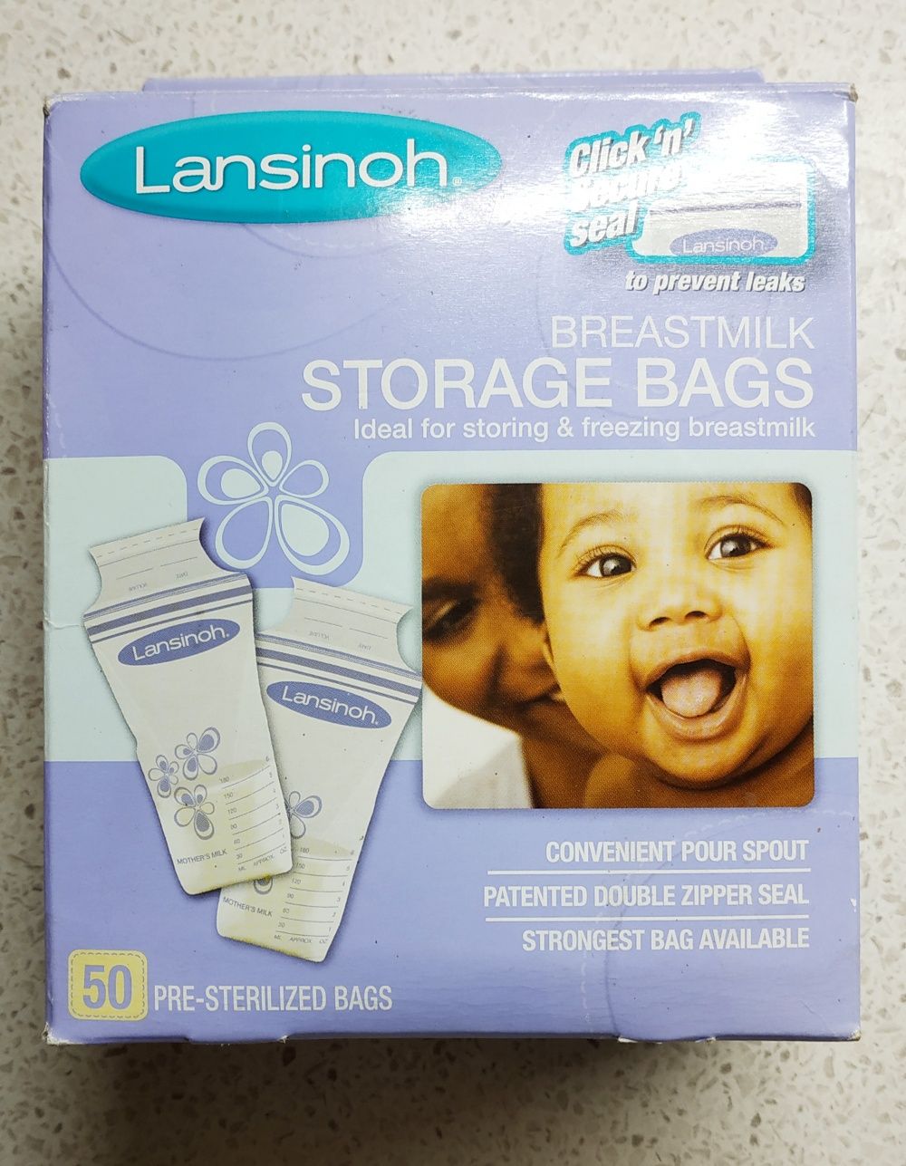 Пакети для зберігання и заморожування молока, Lansinoh ВПО знижка 50%