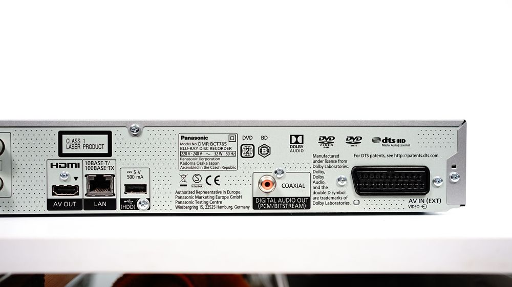 Nagrywarka BLU-RAY Panasonic DMR-BCT765 USB HDD 500GB Netflix YouTube