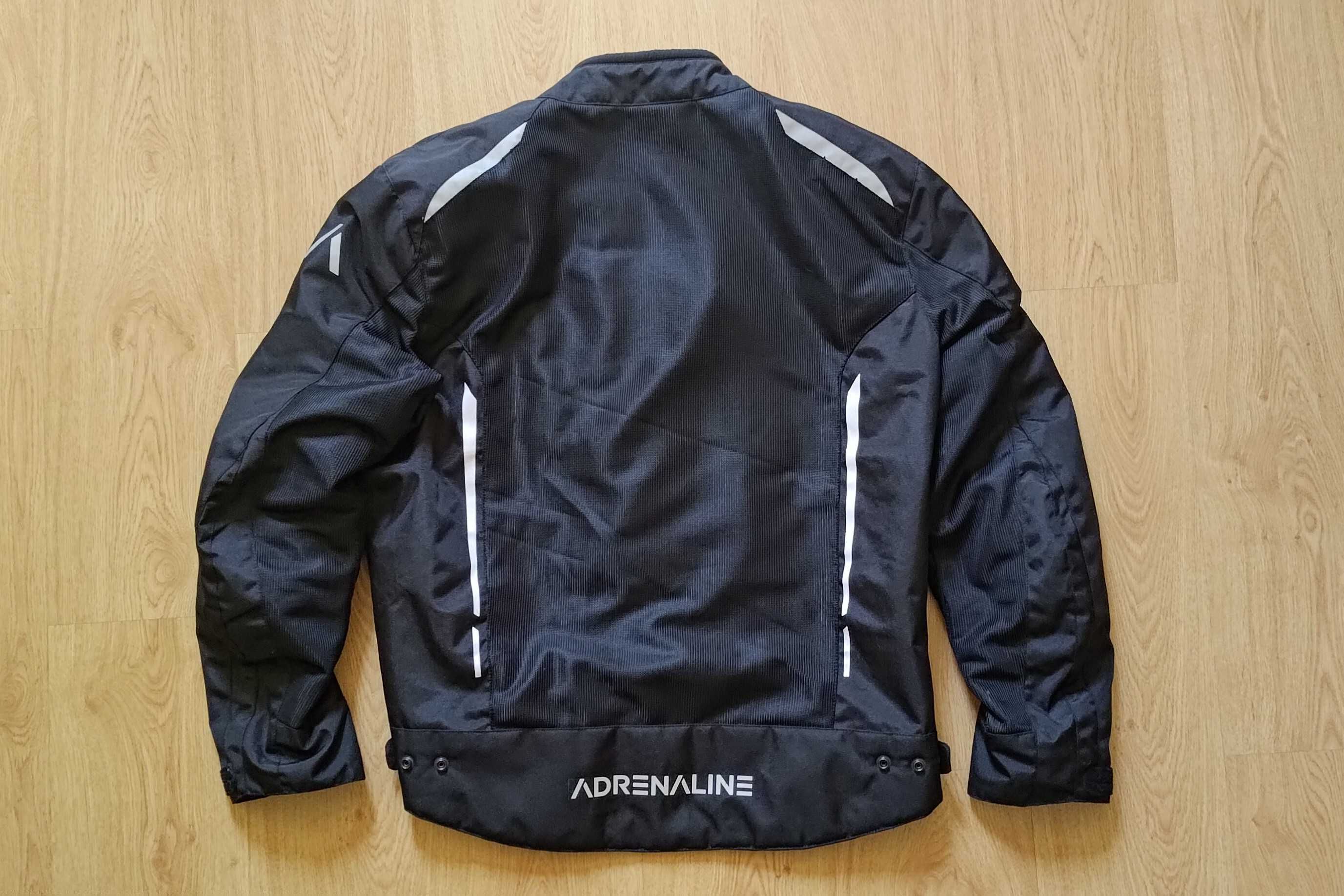 Kurtka motocyklowa Adrenaline Meshtec, czarna, 3XL