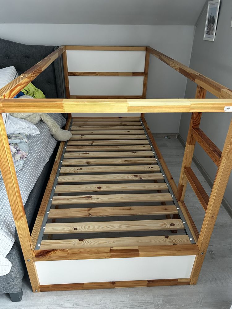 Dwustronne łóżko Ikea Kura +baldachim kosmos