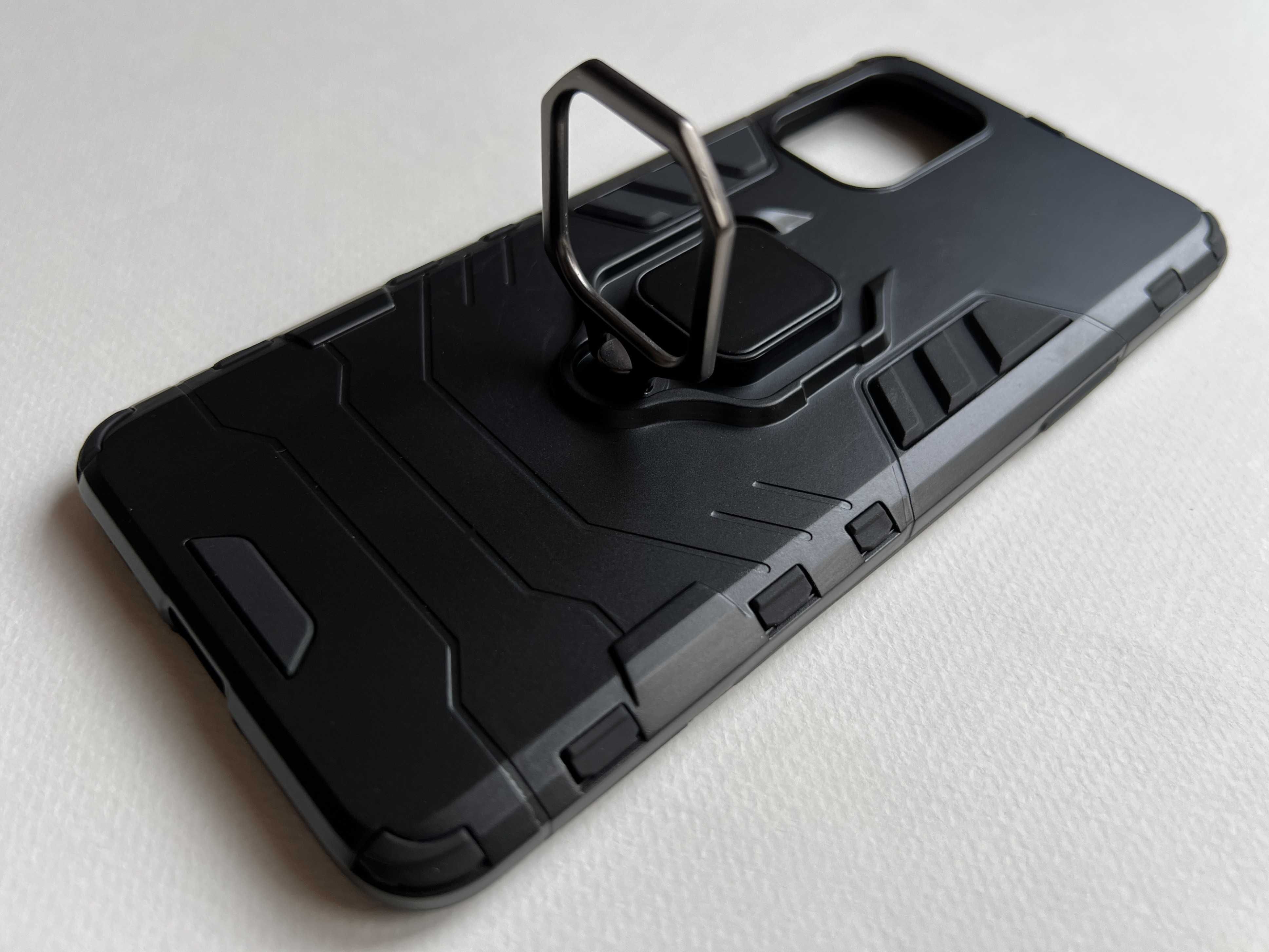 OnePlus 8T / 9R чохол Magnetic Knee магніт підставка чорний пластик