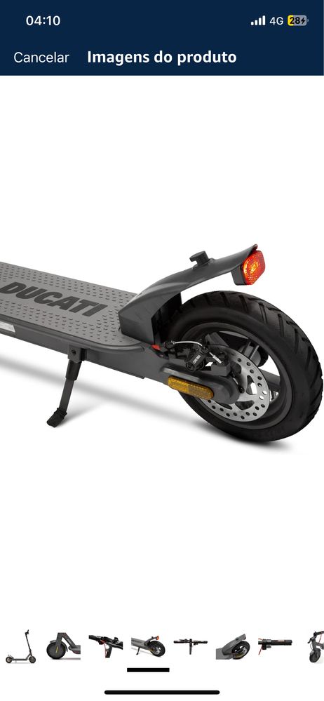 Trotinete eletrica Ducati Pro-I EVO Safe Ride