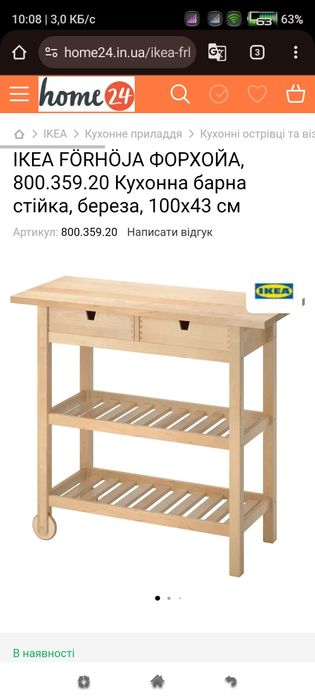 Барная тележка .