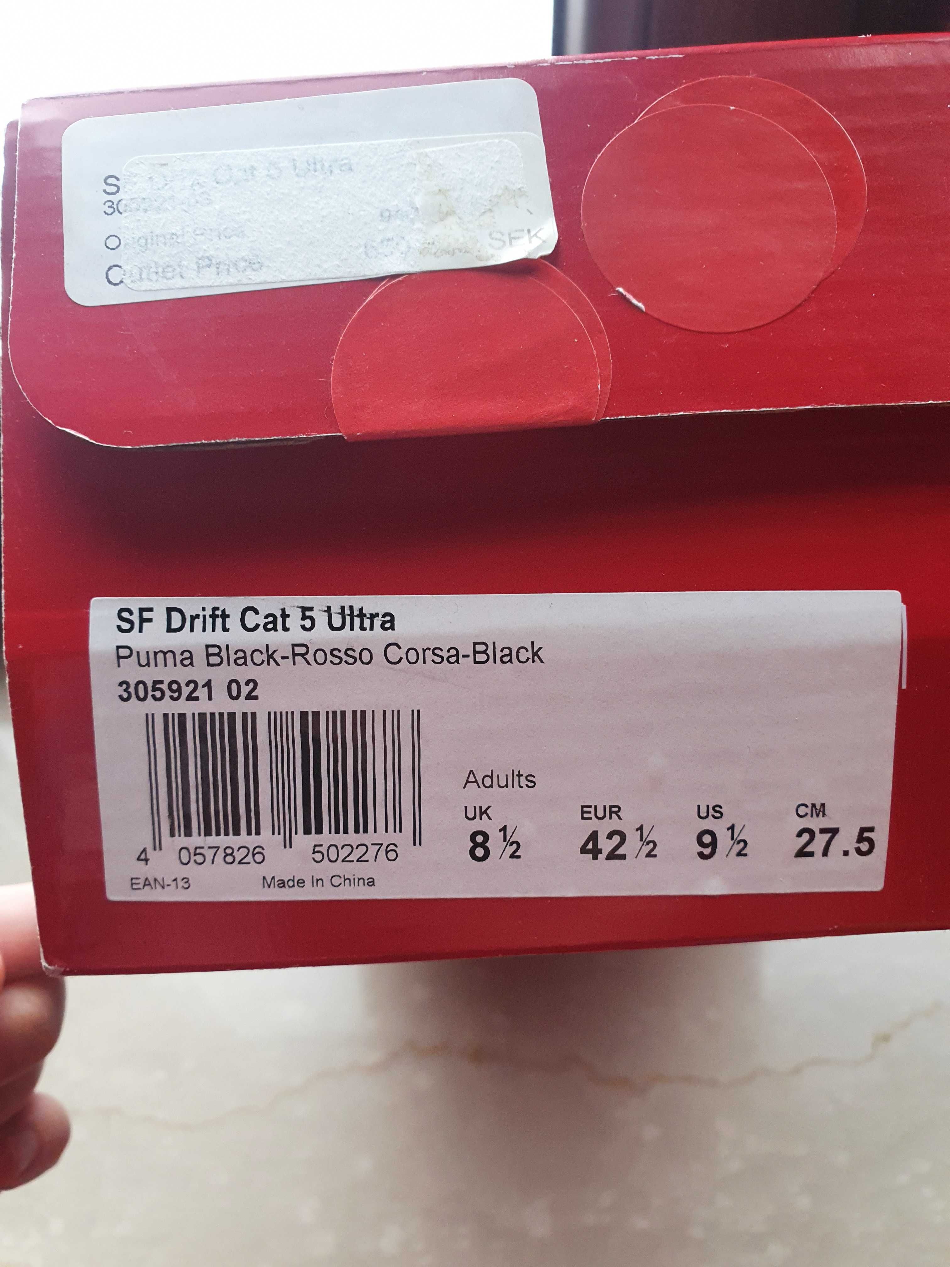 Buty SF Drift Cat Ultra Puma Black-Rosso Corsa-Black