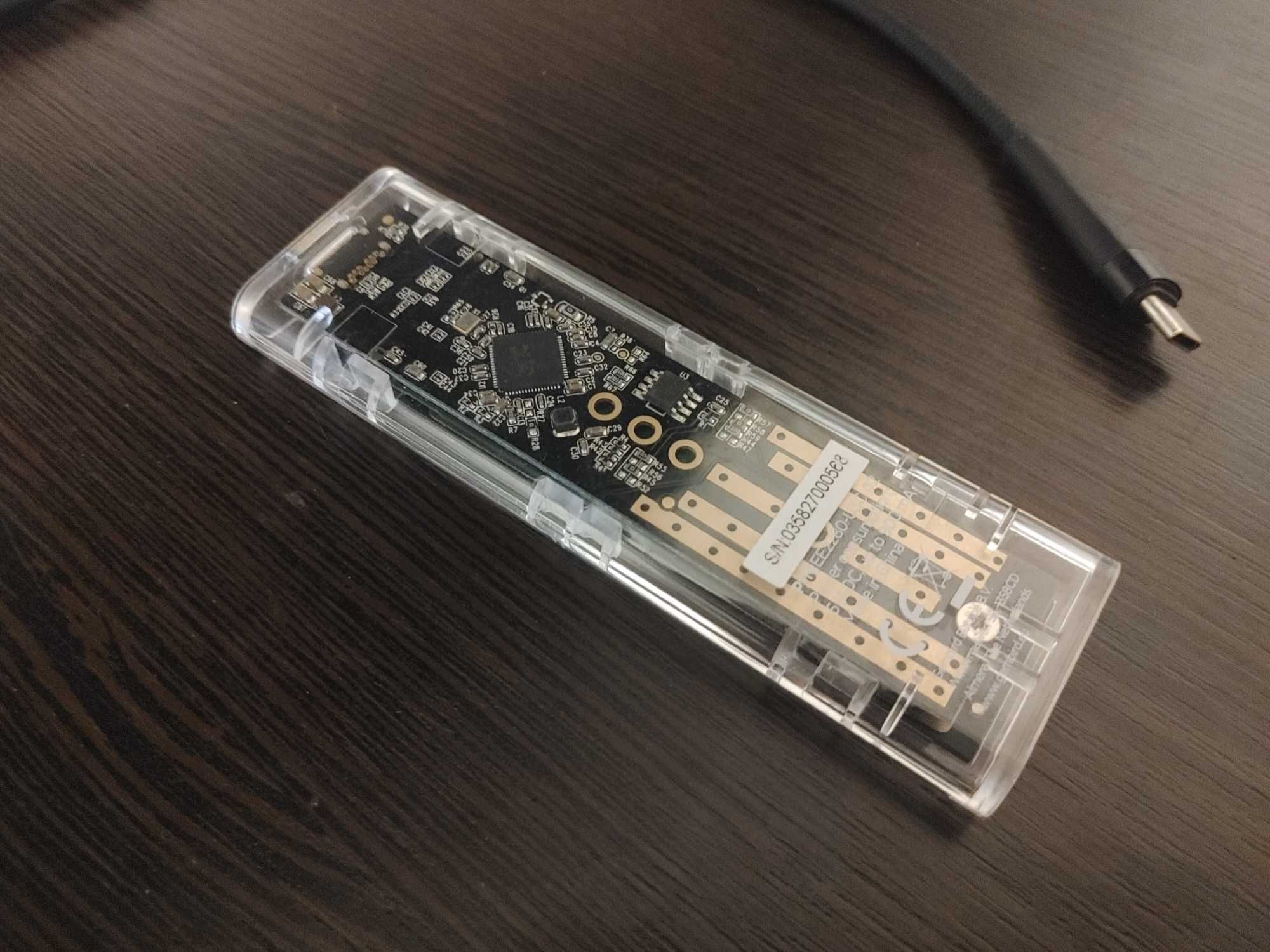 Зовнішня швидка кишеня Gembird  SSD M.2 (NVMe) USB Type-C 3.1