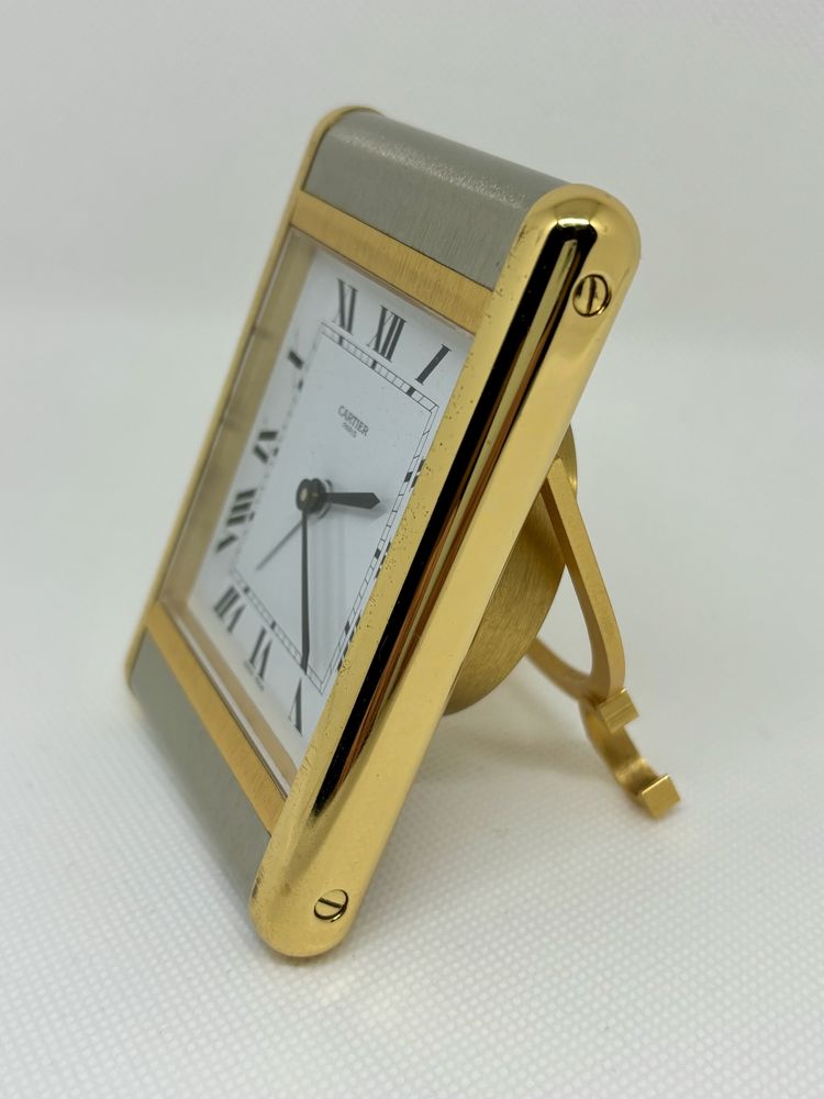 Les Must De Cartier Tank Réveil zegarek budzik kolekcjonerski