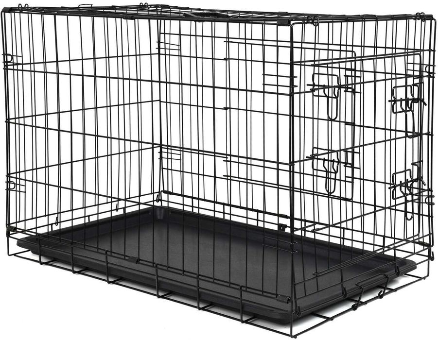 Najlepsza Wielofunkcyjna Metalowa Klatka-Kojec dla Psa i Kota L