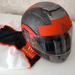 Capacete Modular MT FU401SV Atom SV Adventure A5 Vermelho Fosco XL