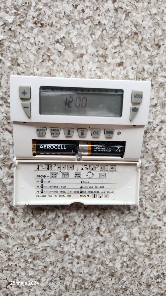Sterownik programator czujnik temperatury Saunier Duval