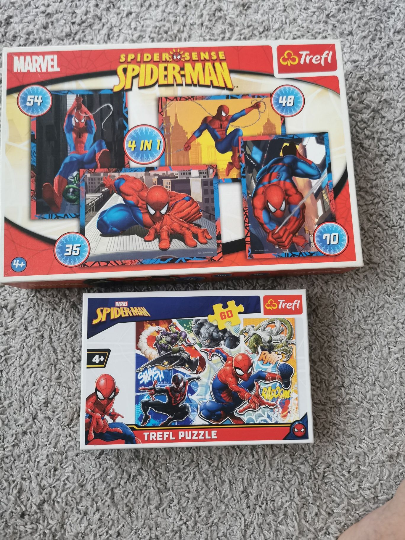 Spiderman puzzle 4+ marvel