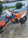 KTM EXC-F 250 de 2008 matriculada, start elétrico