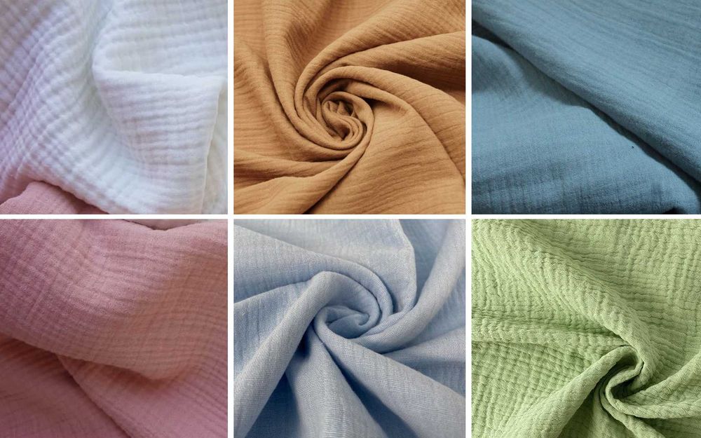 отрезы ткани хлопок Муслин куски лоскуты на метраж для рукоделия