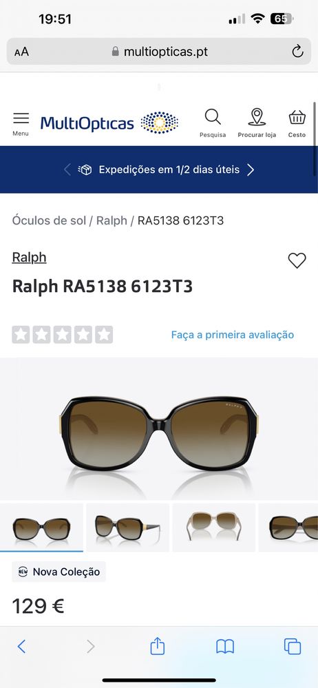 Ralph Lauren Óculos de Sol