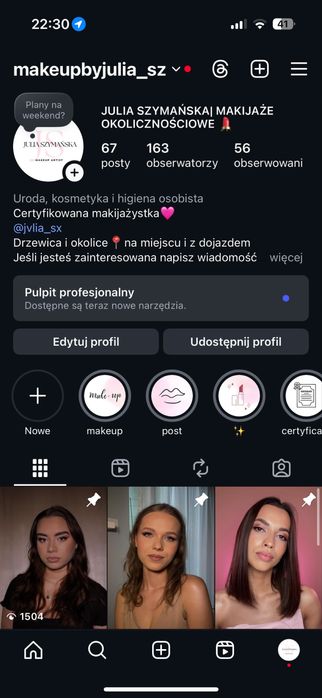 Makijaże okolicznościowe Drzewica i okolice