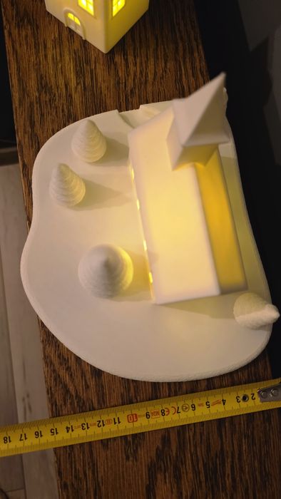 Dekoracja lampiony kościół