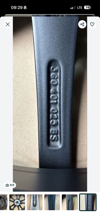 Vw T-Roc Passat B8 Golf alufelgi Pretoria 19 cali Nowe Oryginał 2024