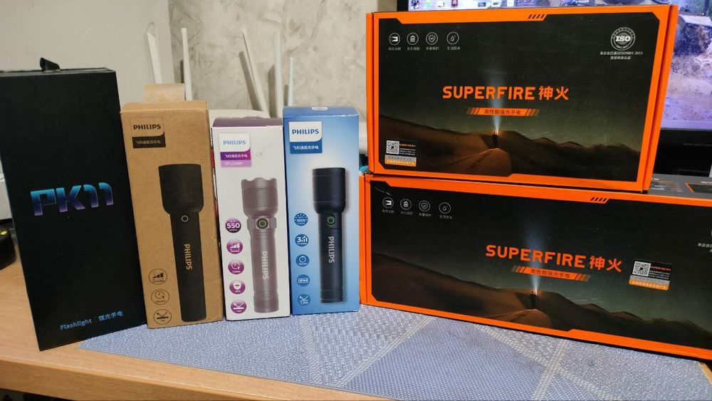 Фонарик Philips/SuperFire . Original/Оригинал