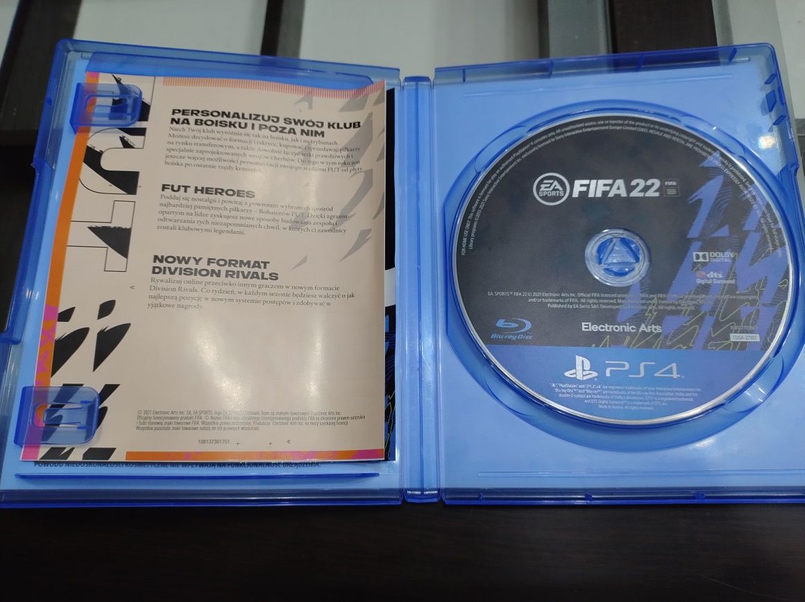 Gra Fifa 22 na PS4