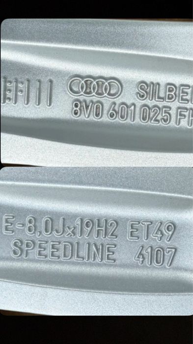 Oryginalne felgi Audi S3 A3 A4 A6 19" 5x112 8Y 8V 8P ET49 s-line