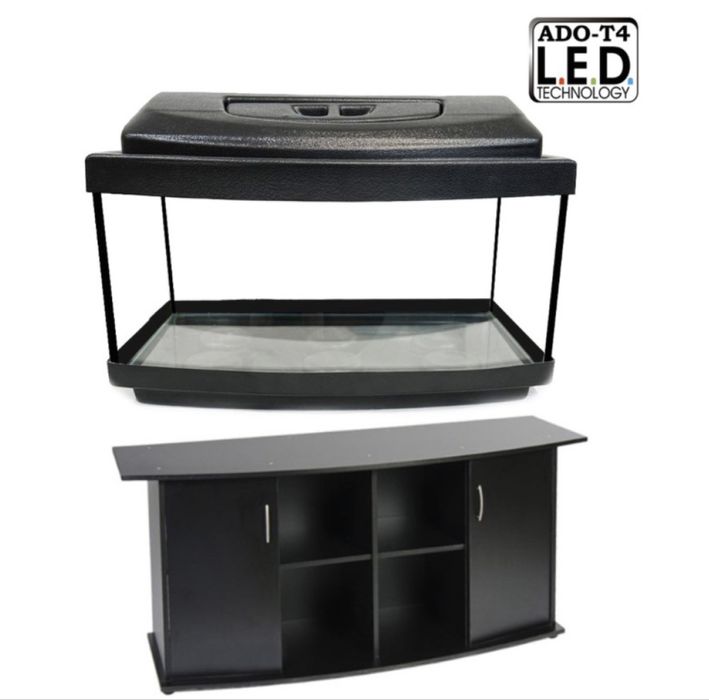 Акваріум 525л з кришкою, піддоном та тумбою