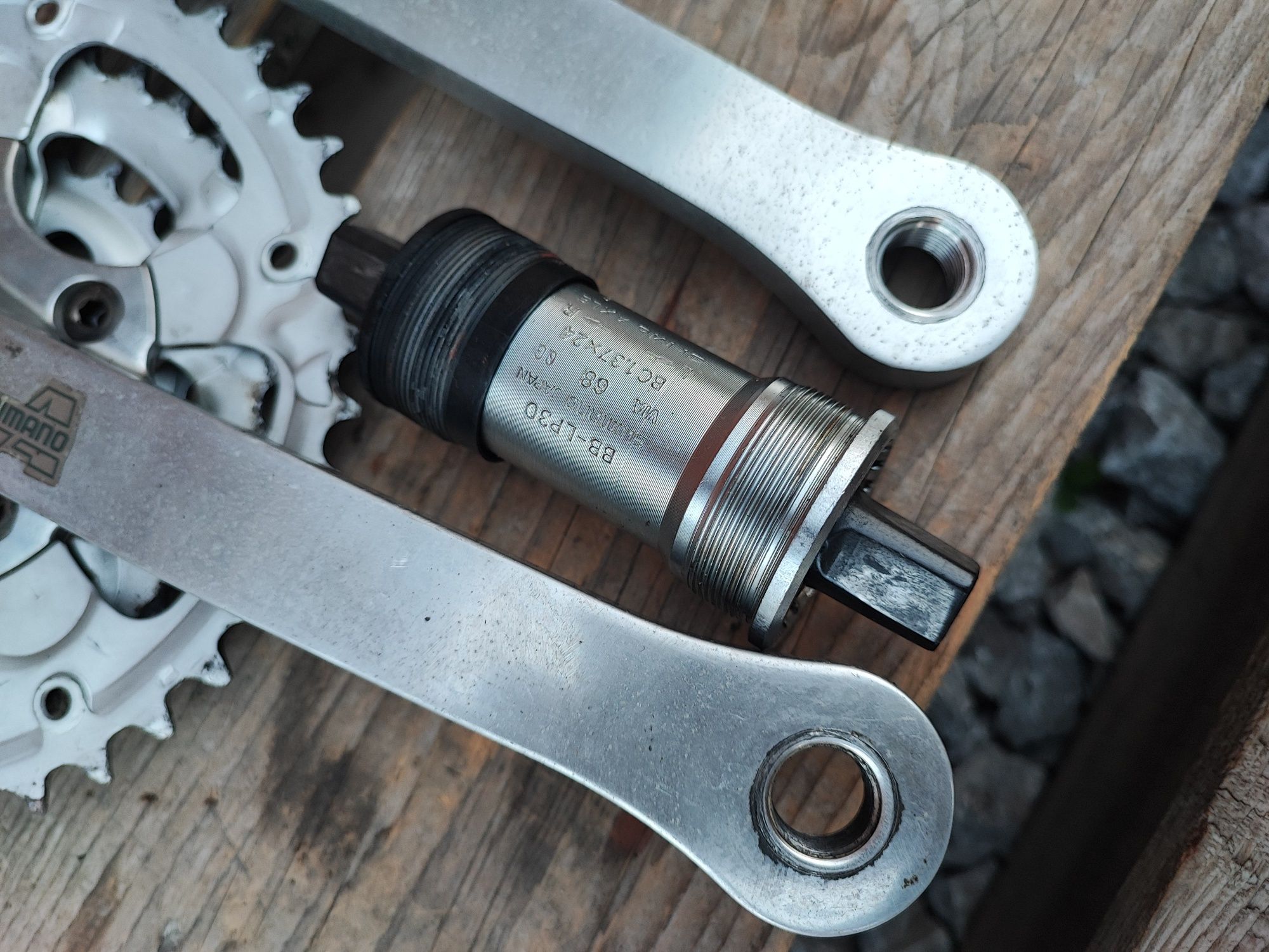 Korba rowerowa Shimano Alivio MC16 175mm LP30 Retro MTB