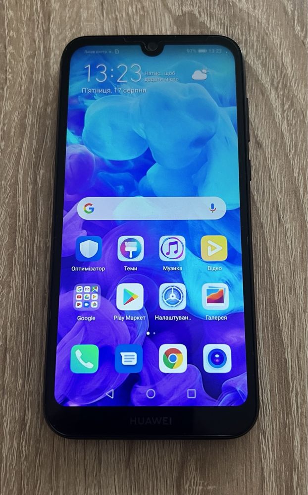Мобільний телефон Huawei Y5 2019 Black Faux Leather