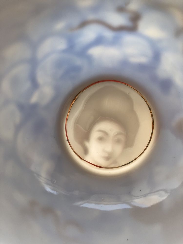 Novo Preço - Serviço de chá em porcelana chinesa pintado à mão