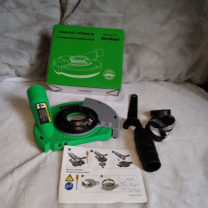 Osłona przeciwpyłowa do szlifierek