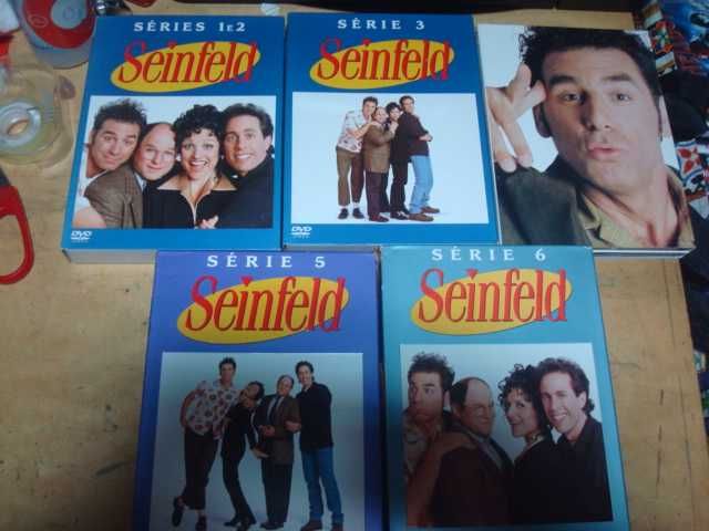 lote series originais poirot,simpsons,Seinfeld,benny hill etc