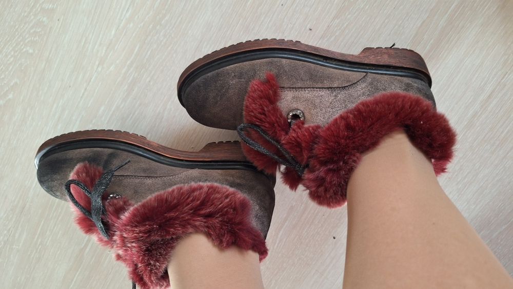 Vitto rossi  Очень тёплые ботинки из натурального меха