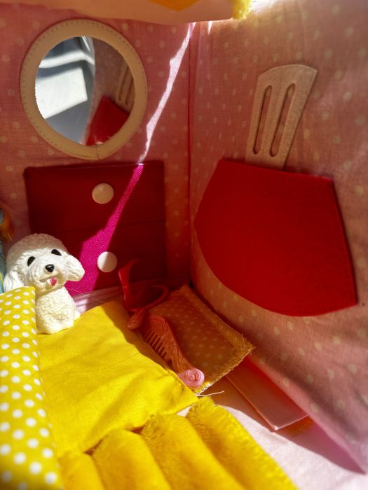 Текстильний будиночок для ляльки Roter Kafer, 24.7*3*25 см