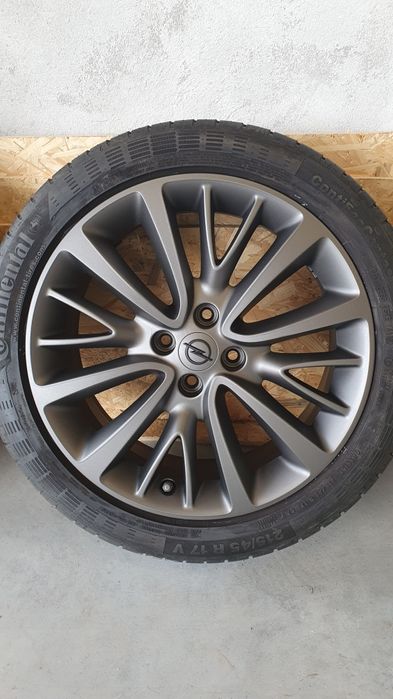 Koła alufelgi 17" 6,5mm Opel 4x100 TPMS Corsa D E, astra fiat,