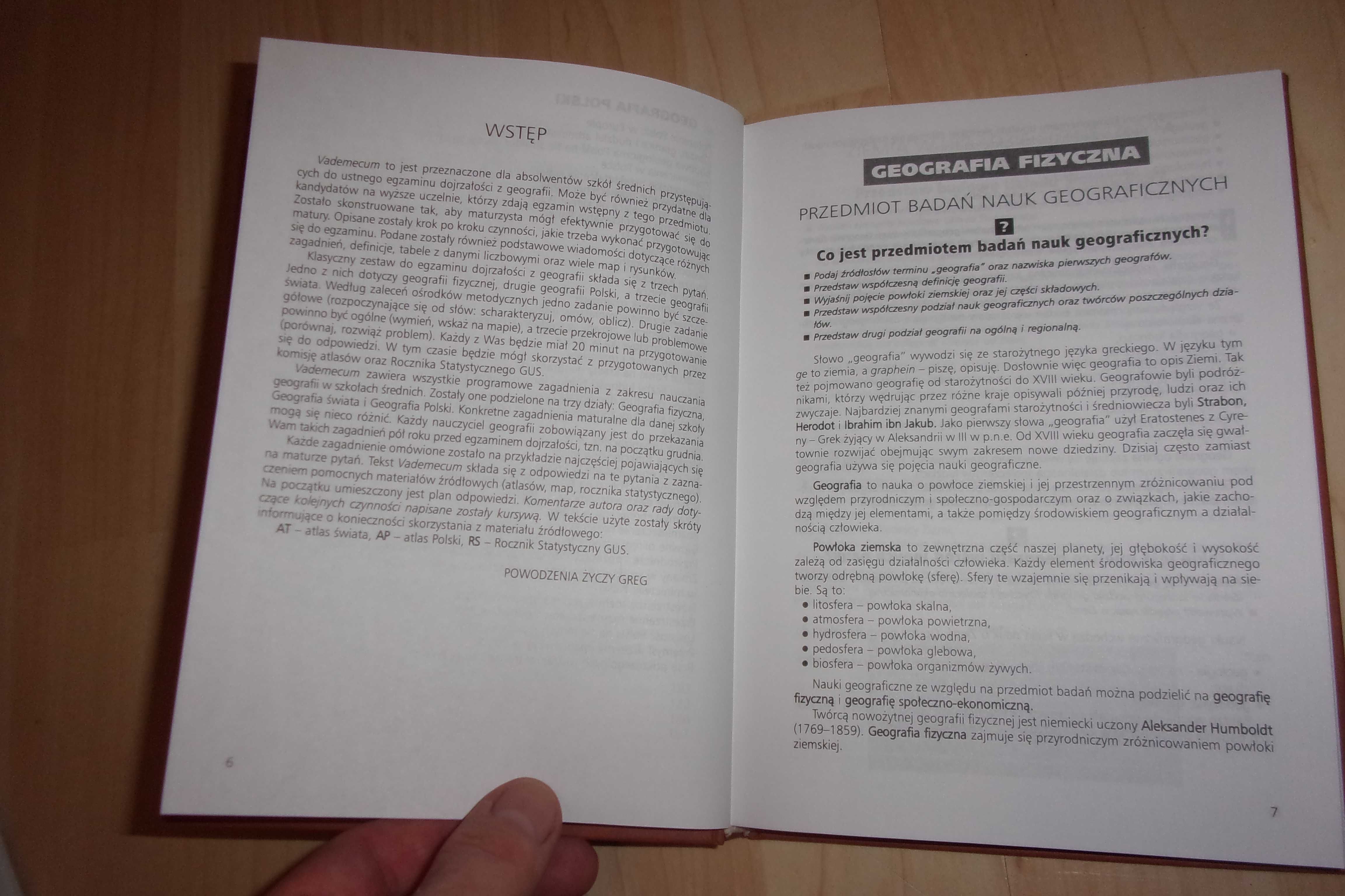 geografia vademecum liceum technikum