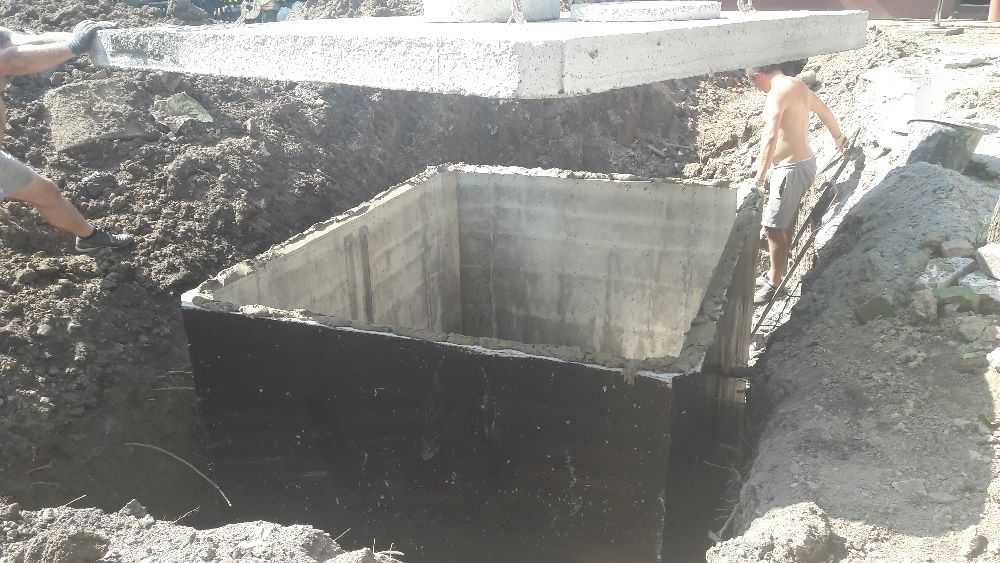 Szamba betonowe 5m3 z najazdem szambo dwukomorowe - zbiornik