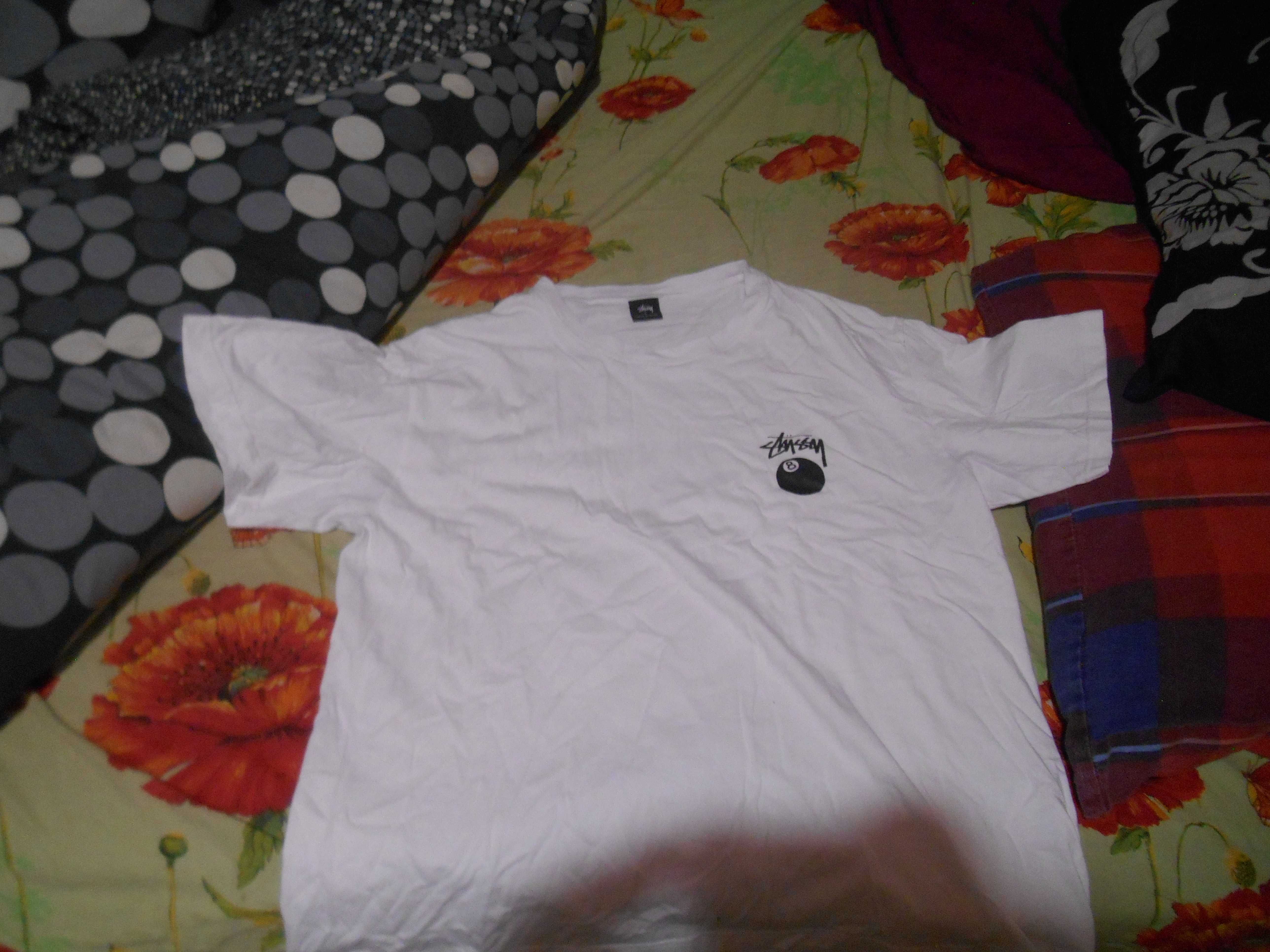 Футболка STUSSY 8 Ball | Біла | 100% бавовна | Стусси 8 Балл