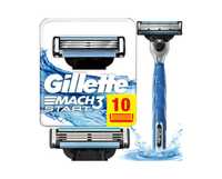 ZESTAW GILLETTE MACH 3 START wymienne ostrza do maszynki 10 SZT OKAZJA