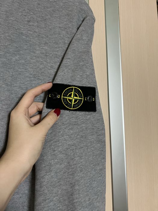 Світшот Stone Island Garment Dyed Crew Neck Sweat Gray
